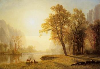 Albert Bierstadt : Kings River Canyon California